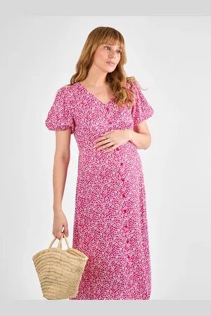 JoJo Maman Bébé Floral Maternity Midi Dress L