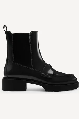 Coach Black Louisa Leather Boots AU 8 (EU 39)