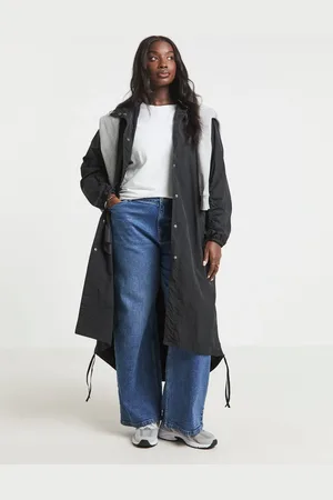Simply Be Black Utility Parachute Jacket 12