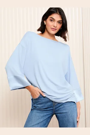Friends Like These Green Satin Trim Tunic AU 10