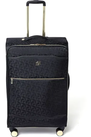 Dune Black Oriel Monogram 78cm Large Suitcase One