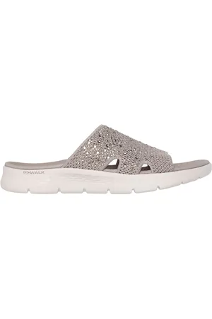 Skechers Beige Go Walk Flex Sandals Elation eu355uk3