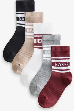 Ted Baker Boys Socks 5 Pack 4-6.5