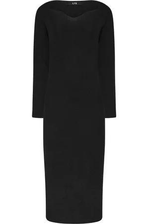 Long Tall Sally Sweetheart Neck Knitted Dress AU 16 Tall