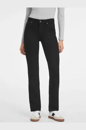 Guess Black Mid Rise Straight Leg Jeans 32W x 31R (UK 32 R)
