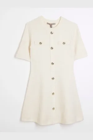 River Island Button Mini Dress AU 12