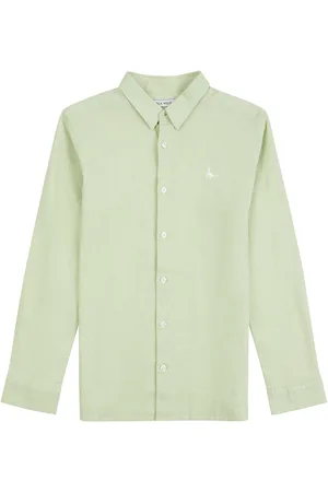 Jack Wills Boys Linen Blend Shirt 8