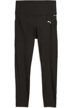 PUMA Black Womens RUN ULTRAFORM 7/8 Running Tights Leggings M