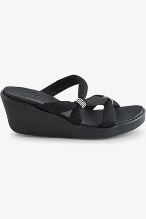 Skechers Black Rumble On Sandals eu41uk7