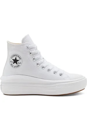 Converse White Move Platform High Top Trainers AU 10 (EU 42.5)