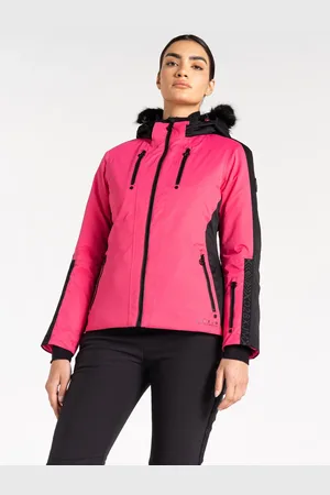 Dare 2B Womens Pink Frenzied Ski Jacket AU 12