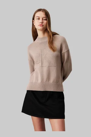 Calvin Klein Natural Intarsia Loose Jumper M