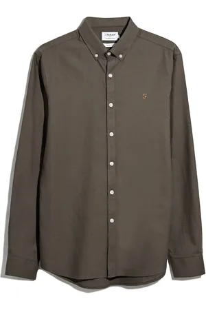 Farah Brewer Long Sleeve Shirt L