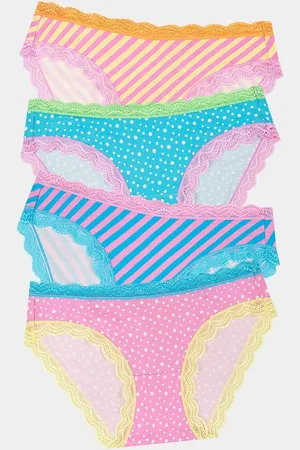 Stripe & Stare Multicolour Original Knickers 4 Pack xlarge