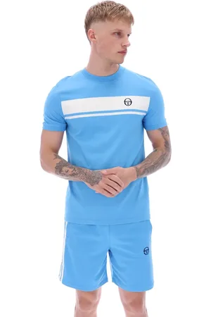 Sergio Tacchini Blue Master Crew Neck 100% Cotton T-Shirt M