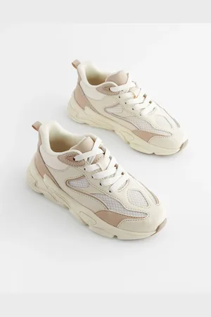 Next White/Neutral Chunky Lace-Up Trainers AU 7 (EU 41)