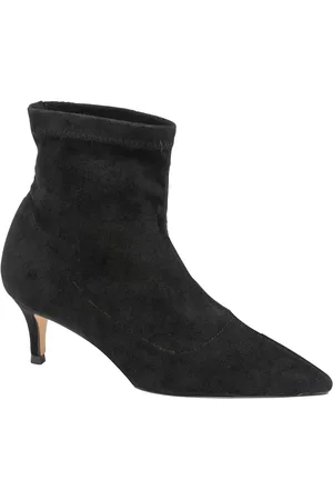 Ravel Dark Black Imi Suede Sock Ankle Boots AU 6 (EU 37)
