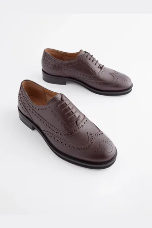 Next Forever Comfort Slim Leather Formal Brogue Lace Up Shoes AU 7 (EU 38)