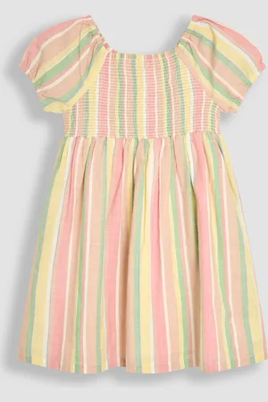JoJo Maman Bébé Smocked Puff Sleeve Dress 2