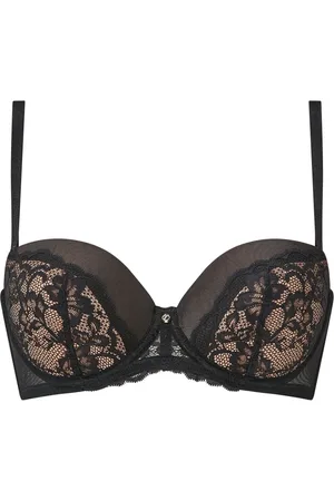 Ann Summers Black Strapless Sexy Lace Underwired Bra 36 C