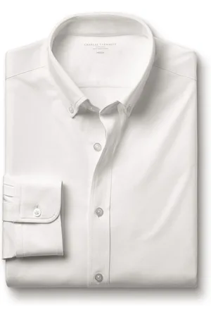 Charles Tyrwhitt Four Way Stretch Button Down Jersey Shirt XL