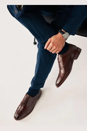 Next Leather Oxford Toecap Brogues Shoes AU 10 (EU 44)