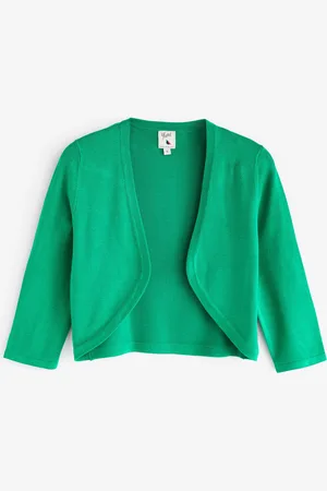 Yumi Light Green Knitted Bolero L