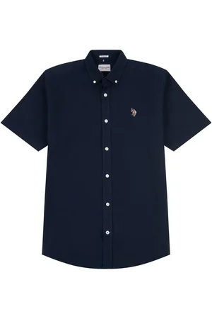 U.S. Polo Assn. U. S. Polo Assn. Mens Short Sleeve Oxford 100% Cotton Shirt M
