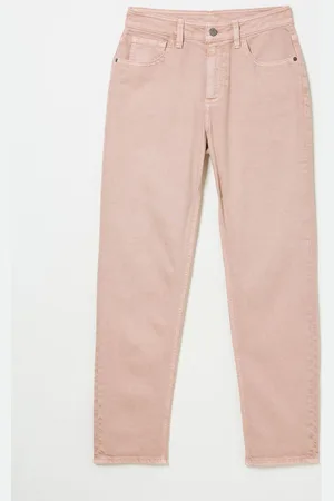 Fat Face FatFace Ludlow Pink Boyfriend Jeans AU 12 L