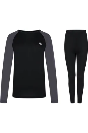 Dare 2B Womens Exchange IIII Base Layer Black Set AU 18