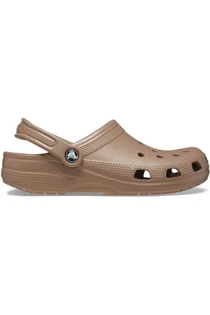 Crocs Latte Brown Adults Classic Clogs AU 7 (EU 38.5)