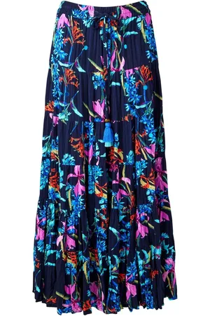 Joe Browns Dark Floral Print Sequin Embellished Skirt AU 8