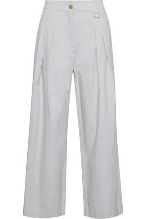Barbour Dakota Wide Leg 100% Cotton Trousers AU 14