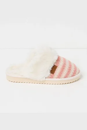 Fat Face FatFace Pink Kaia Knit Mules AU 6 (EU 37)