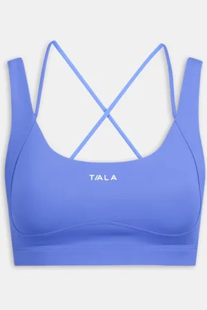 Tala Blue Skin Luxe Contour Scoop Back Sports Bra xsmall