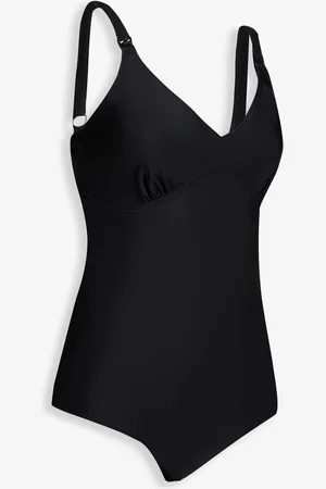 JoJo Maman Bébé Black Postnatal Support & Nursing Swimsuit M