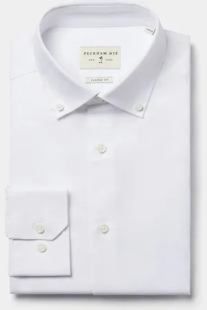 Peckham Rye Oxford Long Sleeve 100% Cotton Shirt AU 38 Regular