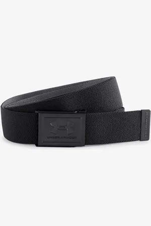 Under Armour Black/Grey Stretch Webb Belt One