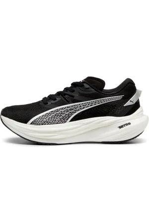 PUMA Black/White Womens Deviate NITRO 3 Running Shoes AU 5.5 (EU 36)