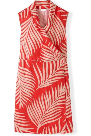 CELTIC & CO. Wrap 100% Linen Dress 16