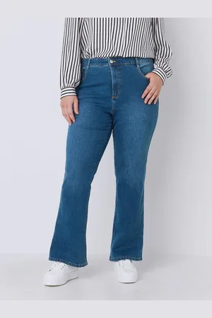 Evans Curve Fit Bootcut Blue Jeans 18 L29