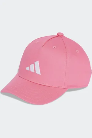 adidas Pink Kids 3 Bar Cap one