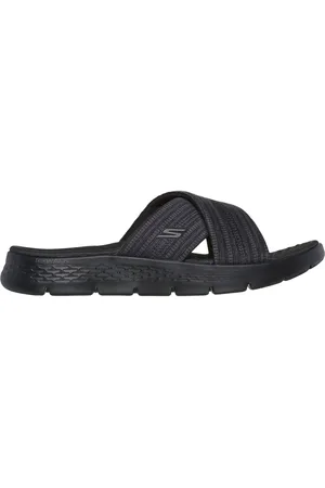Skechers Black Go Walk Flex Sandals AU 7 (EU 38)