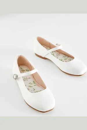 Next Standard Fit (F) Mary Jane Flower Girl Square toe Occasion Shoes AU 12 (EU 30.5)
