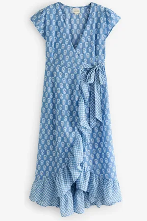 ASPIGA Demi Wrap 100% Cotton Dress XS