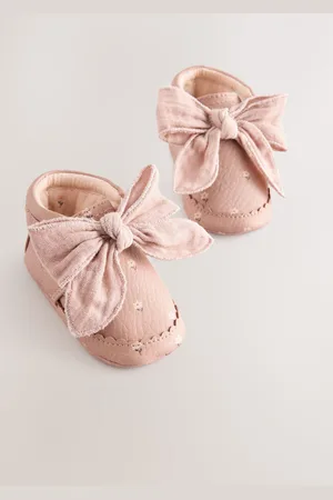 Next Pink Rust Baby Floral Print Boots (0-18mths) 6