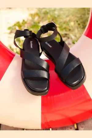 Barbour Black Ivy Flatform Sandals AU 6 (EU 37)