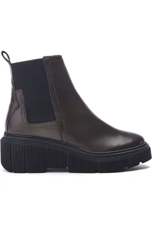 Moda In Pelle Otago Chelsea Leather Boots With Wedge Heel AU 9 (EU 40)