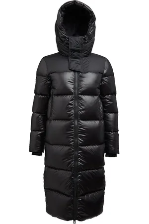 Jack1t Diamond Down Dry Extra Long Black Coat L