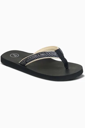 FoamLife Black Womens Yogi Flip Flops AU 6 (EU 37)